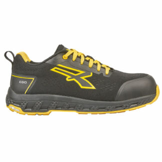 SCARPE FITZ NERO/GIALLO BASSE 47        S1P UPOWER