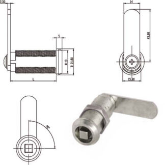 CILINDRO LEVETTA mm 20 D.19 QUADRO      162100 OMR
