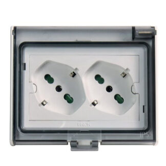 FRUTTO DOPP. PRESA SK 10/16A IP55 OPERA 421021 FME