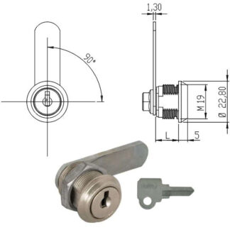CILINDRO LEVETTA mm 25 D.19             165631 OMR