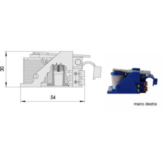 BOBINA ELETTROSERRATURE V.12 SX    07120-00-2 CISA