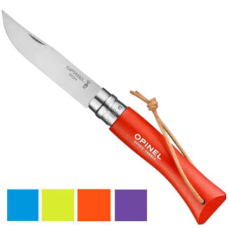 COLTELLO VIROBLOC INOX N. 7 GITA BLU CIANO OPINEL