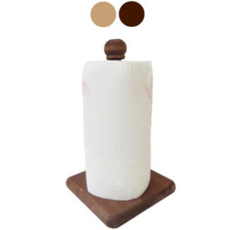 PORTAROTOLO LEGNO VERTICALE NOCE cm 14x30