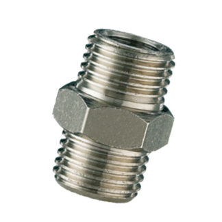 NIPPLO COLLEGAMENTO 33/N/1 1/8Mx1/8M Pz 2 BL ANI