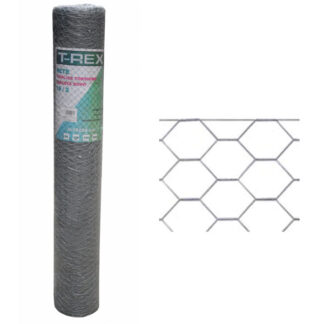 RETE TRIPLA ZN 51/4-0,80 h 150 m 25     TREX 07205